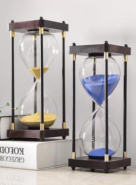 直销新款玻璃沙漏计时器儿童防摔15 30 60分钟计时沙漏创意复古沙
