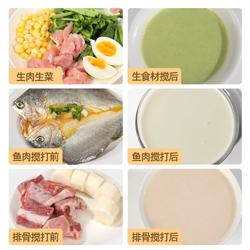 合慧老人打流食破壁机鼻饲专用食物搅拌饭菜打粉碎辅食料理机加热 - 图1
