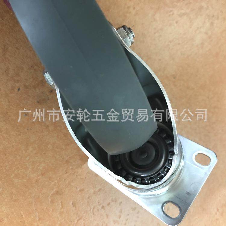 5寸万向TPR热塑性脚轮SUS-304不锈钢125mm活动滑轮,淘宝优惠券,粉丝福利购,淘宝优惠卷