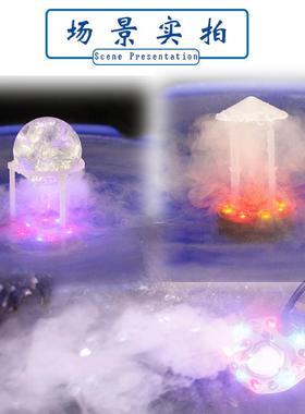 24伏静音潜水泵雾化加湿一体茶台鱼缸假山上水石流水喷泉摆件配件