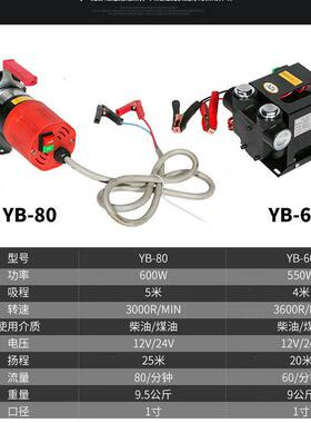 厂家供应 大流量交流直流自吸加油泵 12v24v220V柴油全自动抽油泵