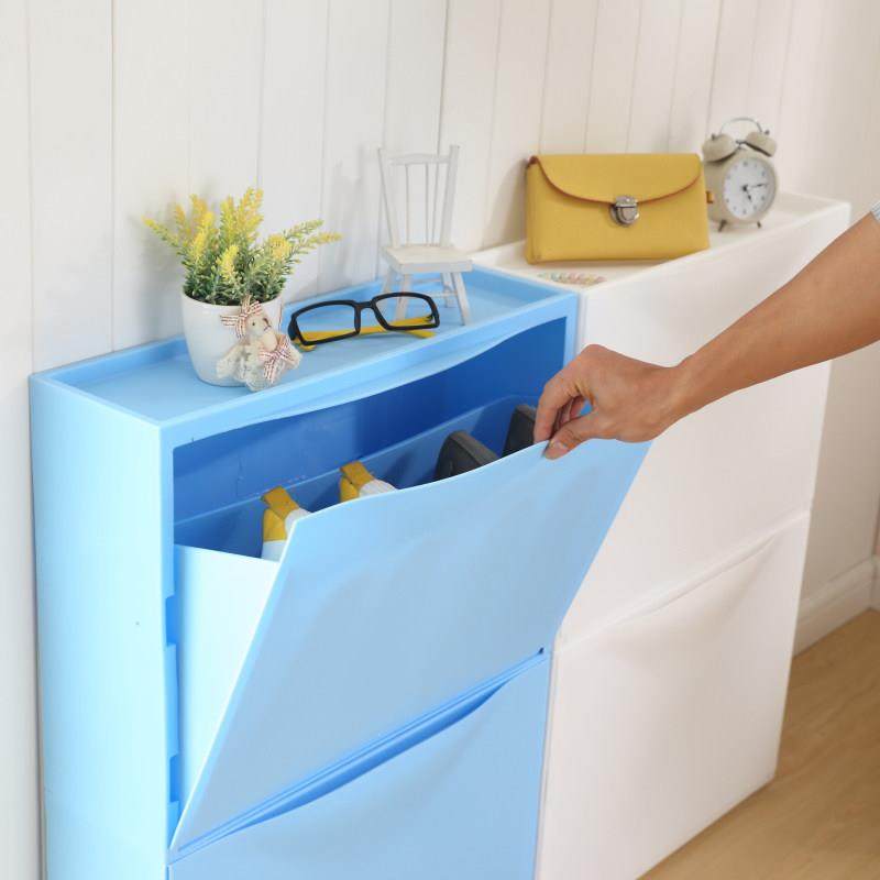 鞋架子塑料鞋柜抽屉式多功能收纳储物柜强尼斯自由组合折叠收纳柜,淘宝优惠券,粉丝福利购,淘宝优惠卷