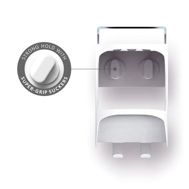 JosephJoseph No punch-out bathroom storage rack Suction cup toiletries sorting rack Toiletries storage rack