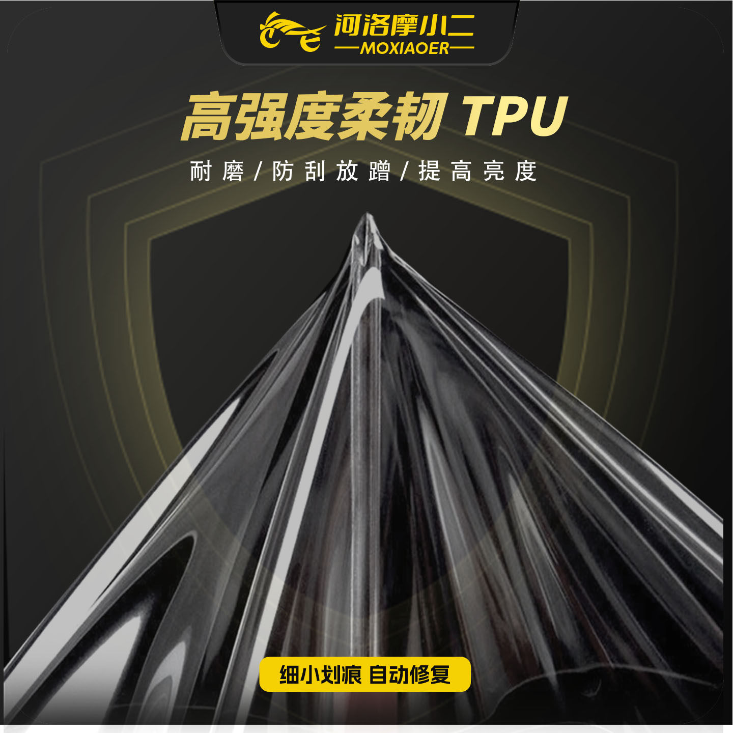 适用九号Q5 80C/85C/95C隐形车衣贴膜车身防刮蹭TPU保护贴纸改装 - 图2