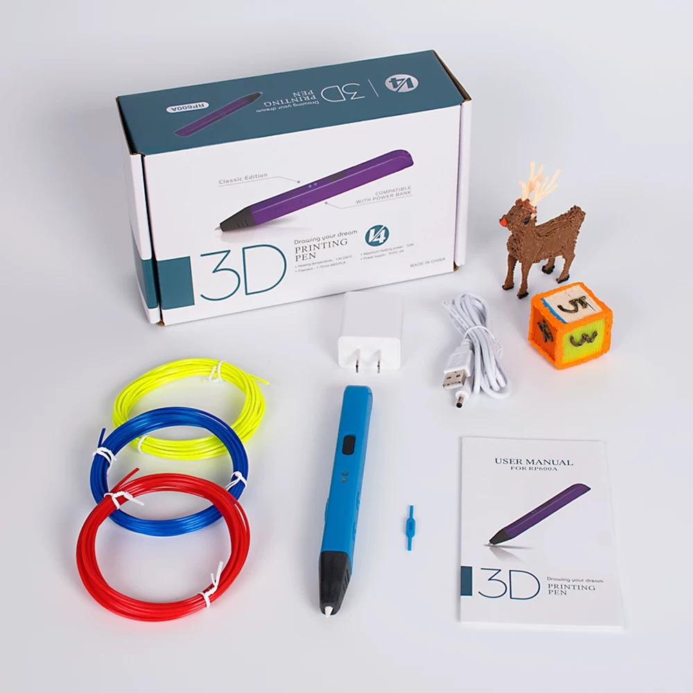 3D-принтинг ручка профессионального уровня 3D, многофункциональная творческая роспись, стерео модель, студенческое самодельное граффити