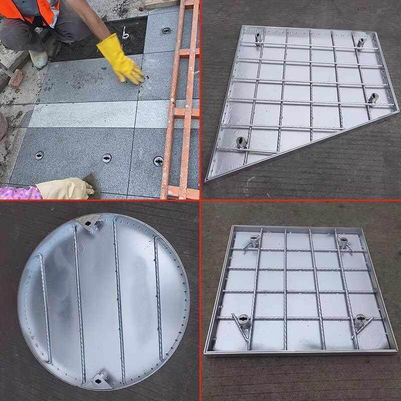 304不锈钢隐形井盖方形装饰下水道井盖铺砖201下沉式沙井盖板定制,淘宝优惠券,粉丝福利购,淘宝优惠卷