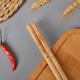 Household wooden chopsticks 5 pairs of natural bamboo chopsticks fast, paintless, wax-free, anti-mold-resistant, anti-slip high-end carving family bamboo chopsticks