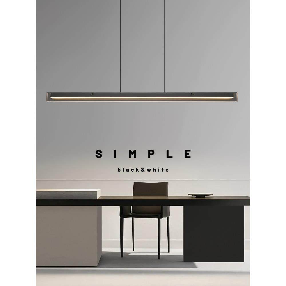 意式极简餐厅吊灯设计师创意轻奢全铜长条一字玻璃岛台餐桌灯,淘宝优惠券,粉丝福利购,淘宝优惠卷