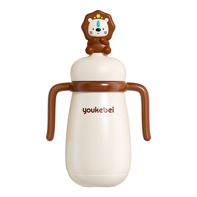 婴儿保温杯宝宝奶瓶一岁以上学饮水杯小月龄吸管杯儿童1-3岁喝水