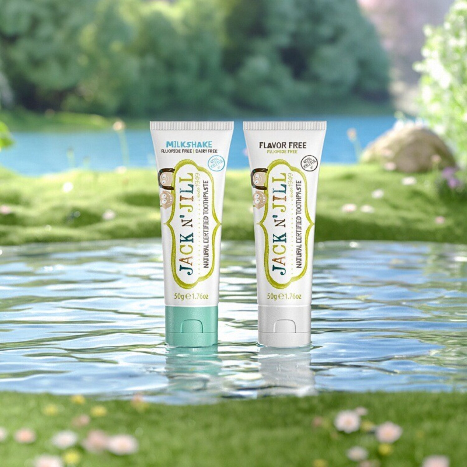 低龄萌娃呵护款无氟牙膏JackNJill天然有机误吞无忧宝宝婴幼儿