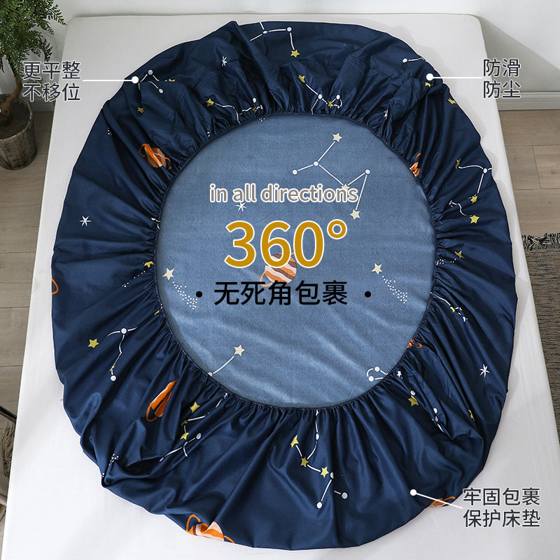 水洗棉床笠单件床罩全包床单席梦思床垫保护罩1.8m防尘罩防滑套夏,淘宝优惠券,粉丝福利购,淘宝优惠卷