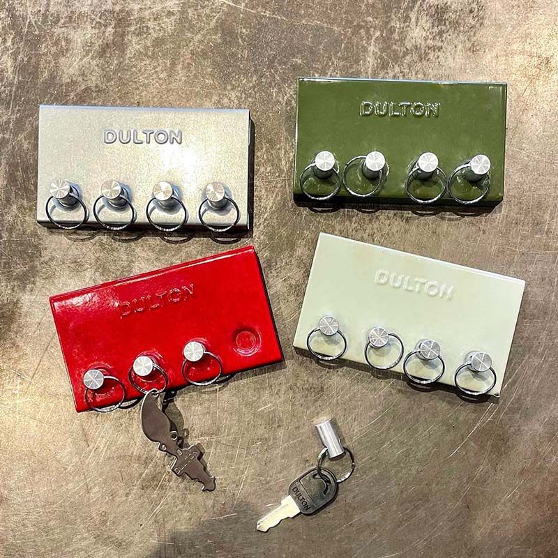 包邮 DULTON金属钥匙架磁吸钥匙圈玄关小物收纳便捷复古钥匙盒,淘宝优惠券,粉丝福利购,淘宝优惠卷