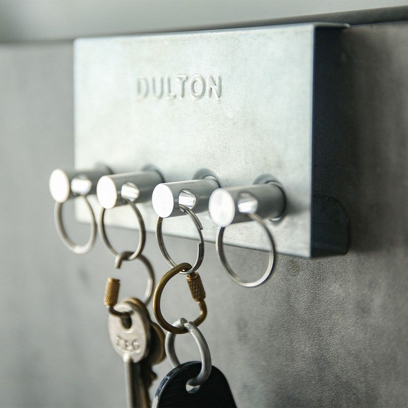 包邮 DULTON金属钥匙架磁吸钥匙圈玄关小物收纳便捷复古钥匙盒,淘宝优惠券,粉丝福利购,淘宝优惠卷