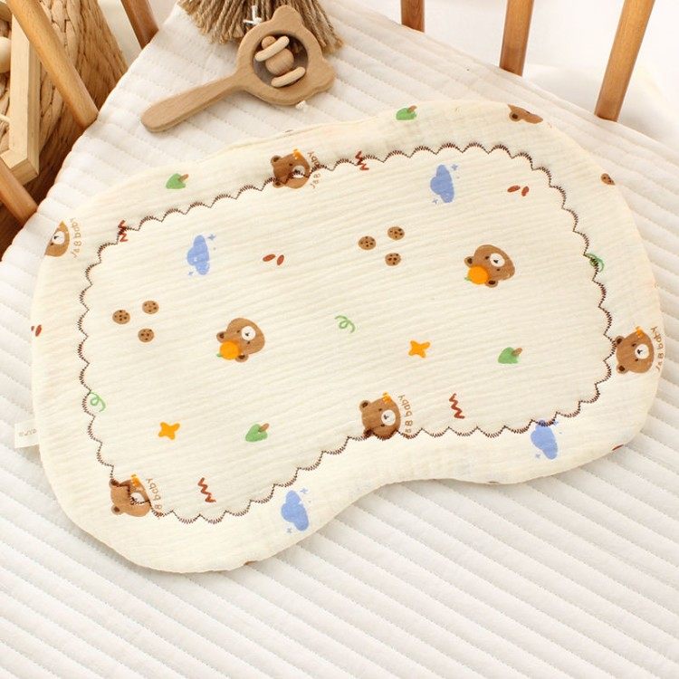 婴儿枕头宝宝云片枕垫0-6月新生儿防吐奶透气吸汗平枕巾,淘宝优惠券,粉丝福利购,淘宝优惠卷