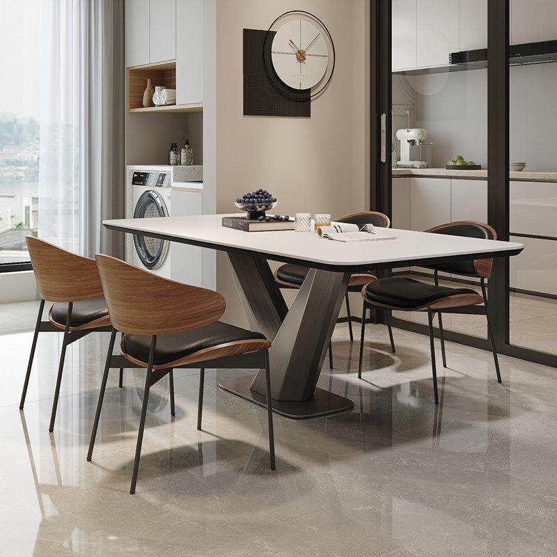 国补2025新款交叉台岩板餐桌轻奢现代简约极简风饭桌设计师饭桌,淘宝优惠券,粉丝福利购,淘宝优惠卷