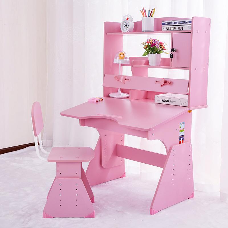 Children's study table writing table for primary school students boys and girls home liftable children's desk and chair desk and chair set