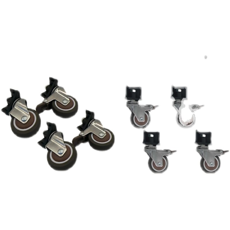 角铁角钢置物架货架万向轮静音耐噪带刹车2寸底座转向脚轮小滑轮,淘宝优惠券,粉丝福利购,淘宝优惠卷