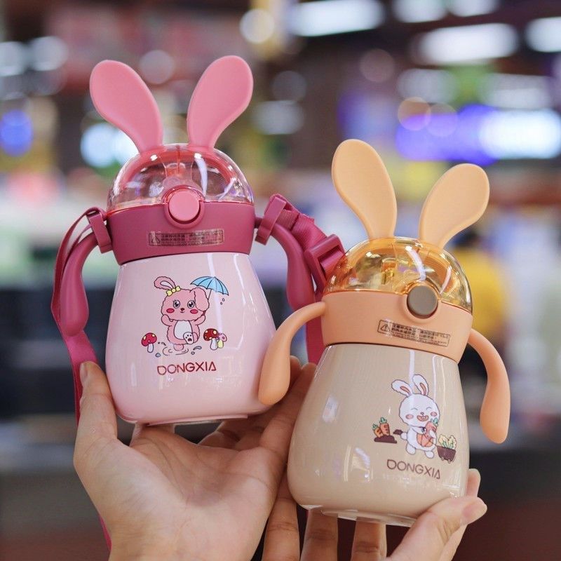 儿童保温杯大肚肚316不锈钢带吸管学饮杯小容量喝水喝奶杯子防摔,淘宝优惠券,粉丝福利购,淘宝优惠卷