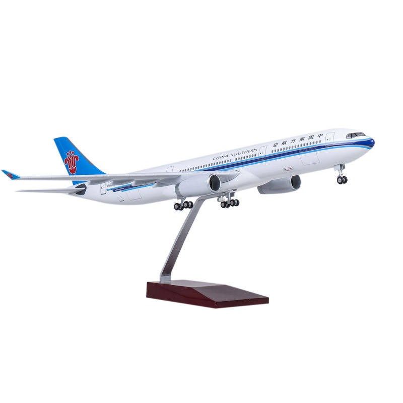 仿真飞机模型空客A330南方航空拼装客机带轮带灯礼品静态航模B737,淘宝优惠券,粉丝福利购,淘宝优惠卷