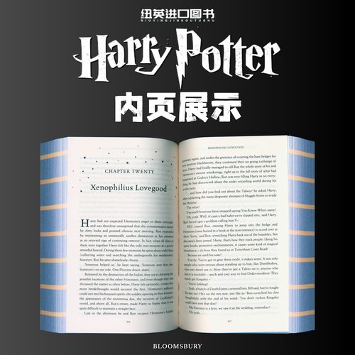 哈利波特1-7册 拉文克劳学院版 精装套装 英文原版 JK罗琳 Harry Potter Gryffindor House Edition Hardback box set 典藏礼品 - 图2
