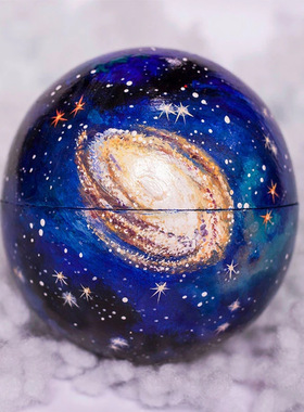 跨境热销新创意宇宙球形木质工艺品太阳系八大行星宇航员木质摆件
