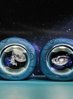 水晶球摆件卧室睡眠灯台灯床头氛围小夜灯儿童生日礼物学生毕业季