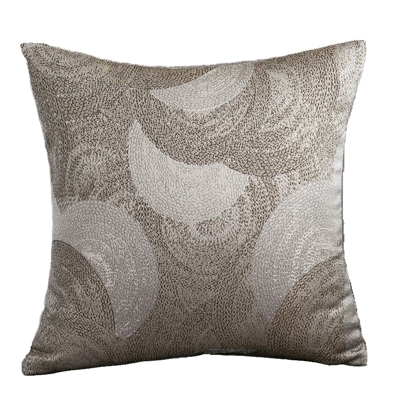 抱枕套55x55cm大尺寸床背客厅沙发后背靠垫阳台飘窗靠枕不含芯灰 - 图0