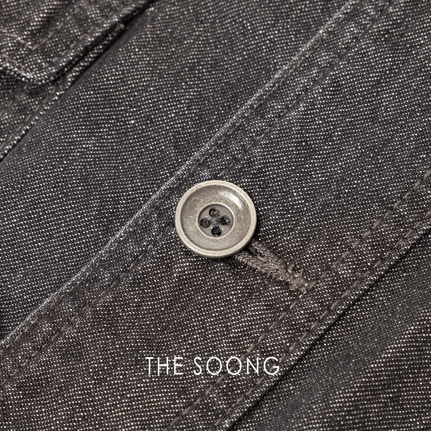 THESOONG/斑驳烬染非常规做旧洗水手工甩点黑灰色牛仔外套,淘宝优惠券,粉丝福利购,淘宝优惠卷