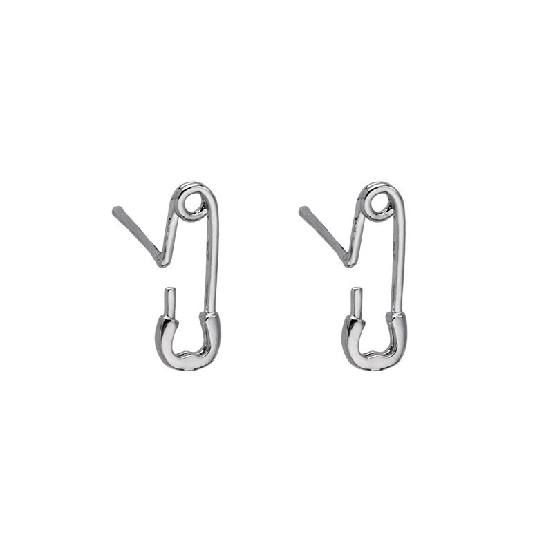 srrmhyn冷淡风金属回形针耳环女韩国小众网红耳钉2021年新款潮气,淘宝优惠券,粉丝福利购,淘宝优惠卷