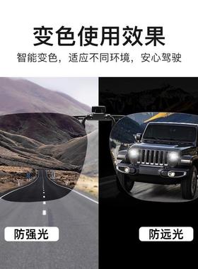 LESCA偏光墨镜夹片男近视钓鱼太阳镜防紫外线专用眼镜开车镜片