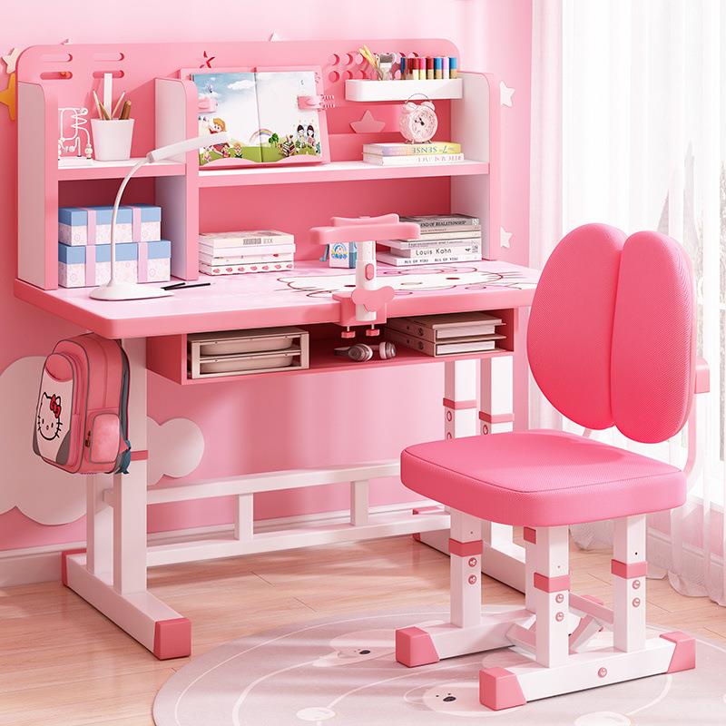 Children's study table desk primary school students' home use as 173 business table bedroom writing new lifting desks and chairs l