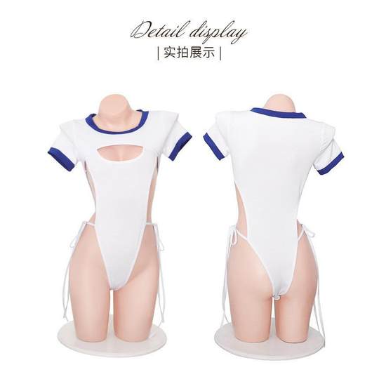 大码连体性感情趣男仆装加大男士情感趣味套装衣服小胸情调内衣