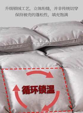 花2充棉全棉四层00全大提双层羽绒被被壳半成品自绒专用被套防钻