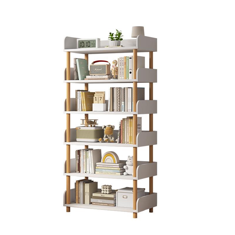 置物架落地多层收纳架子简易书架客厅储物架展示货架家用小型书柜 - 图3