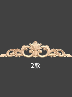 东阳木雕欧式门花实木贴花家具