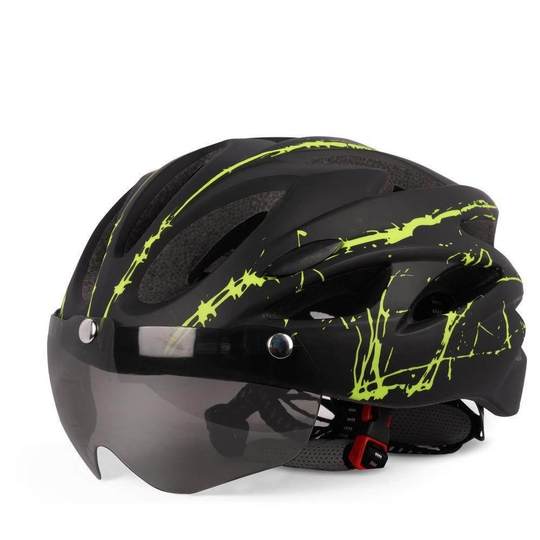 Meituan special delivery helmet for takeaway riders, one-piece helmet with goggles, cycling helmet, porous, breathable and ultra-light in summer