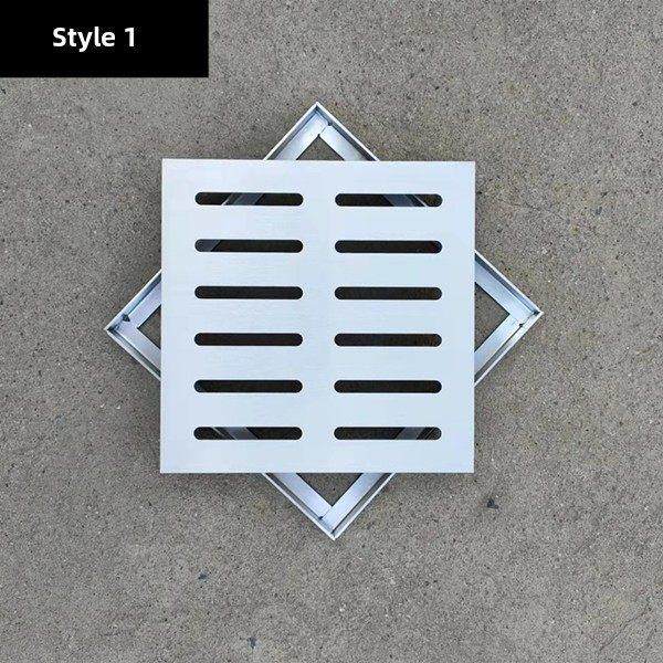 304不锈钢人孔盖不可见线性排水盖下水道雨水格栅定制圆形方形,淘宝优惠券,粉丝福利购,淘宝优惠卷