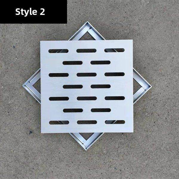 304不锈钢人孔盖不可见线性排水盖下水道雨水格栅定制圆形方形,淘宝优惠券,粉丝福利购,淘宝优惠卷