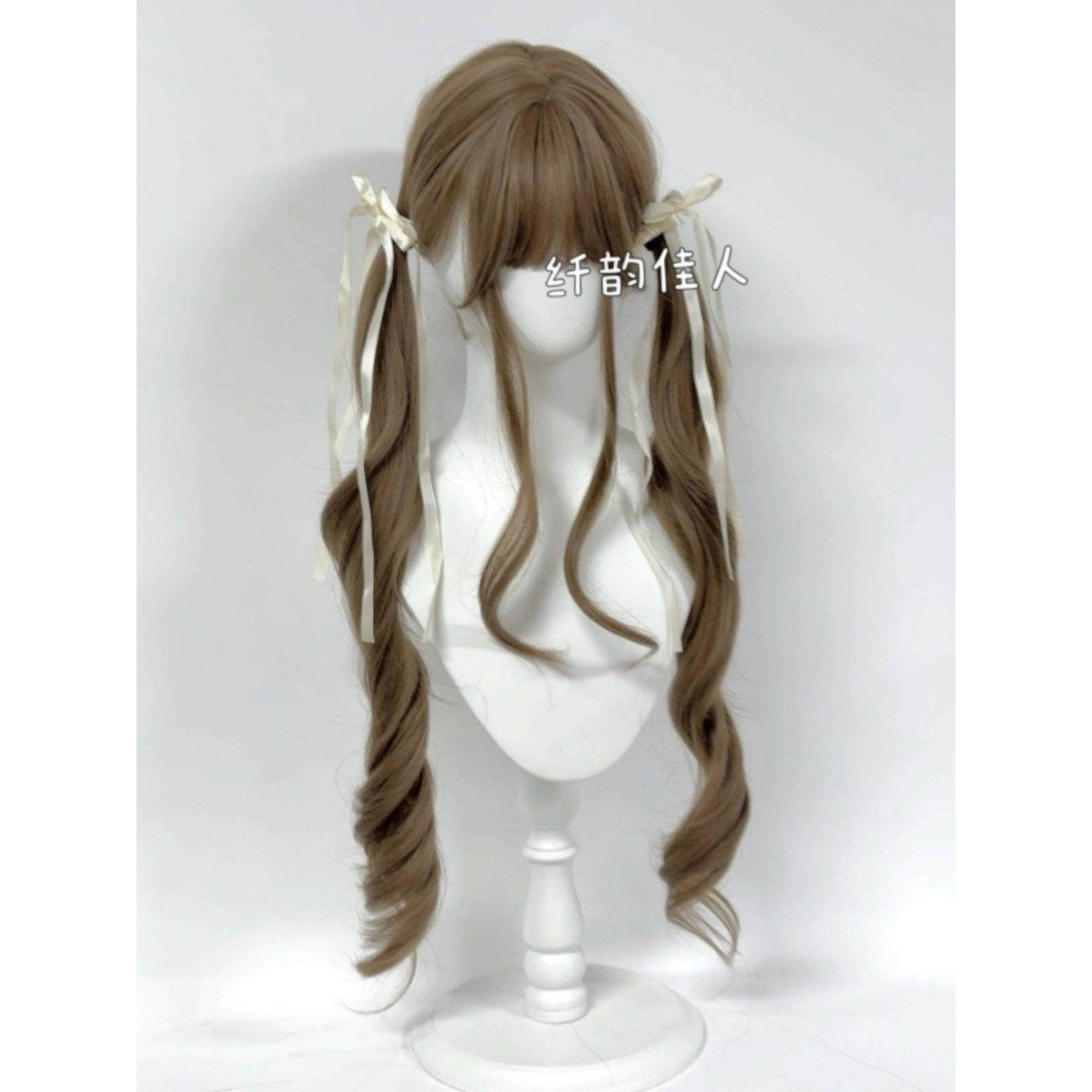 【扎好双马尾】纤韵佳人假发女80cm长卷发jk甜美lolita少萝同款,淘宝优惠券,粉丝福利购,淘宝优惠卷