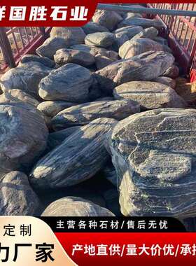 黑山024685然景观石生产大型林假山石天造园景观赏置石庭院假山石