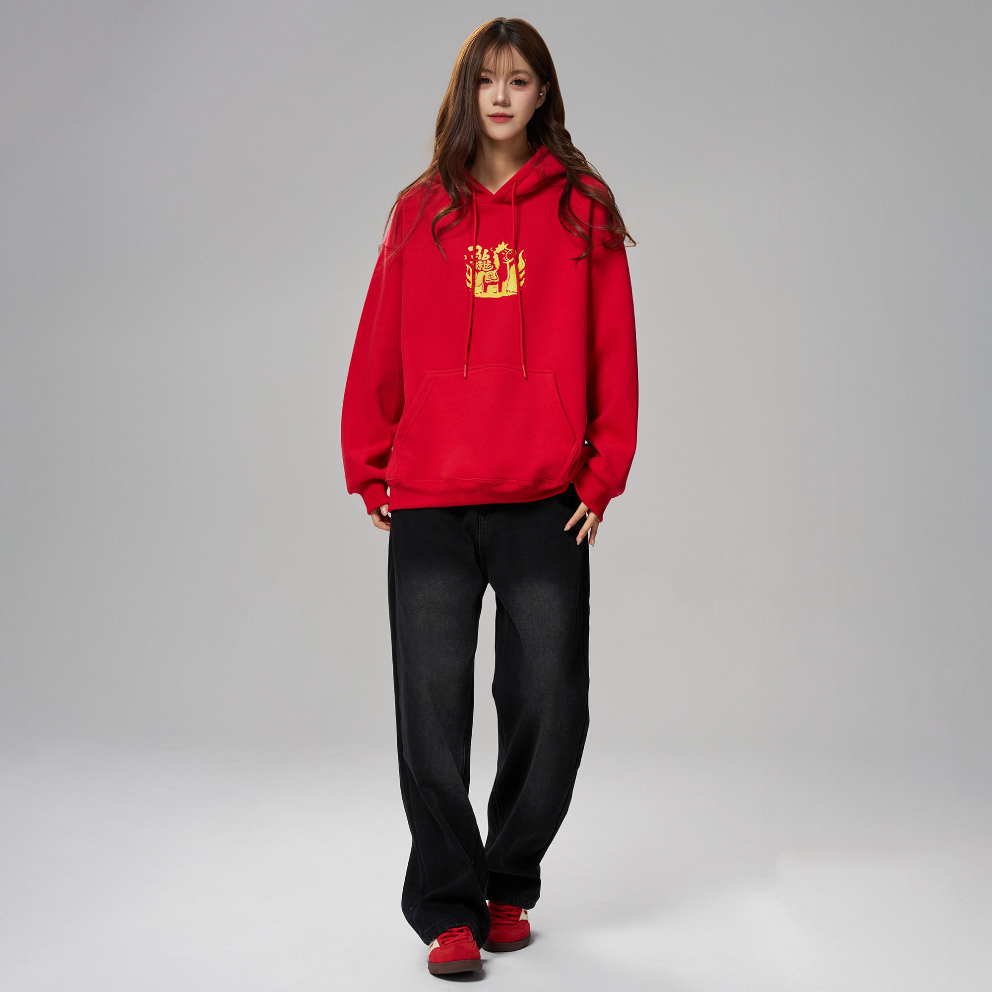 ZMOH情侣加绒连帽卫衣2026年冬季马年新款本命男士保暖长袖女生,淘宝优惠券,粉丝福利购,淘宝优惠卷