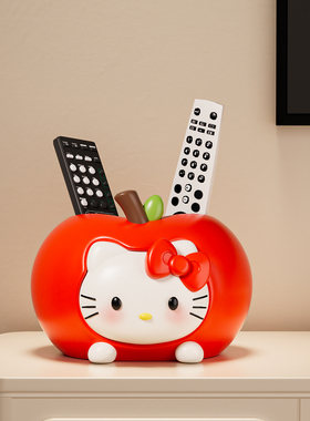 创意苹果高档化妆刷家居收纳摆件