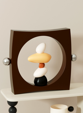 高感复古时来运转餐边柜艺术摆件