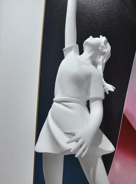 现货BalloGirlBanksy班克西1.2米气球女孩摆件雕塑现代简约装饰品