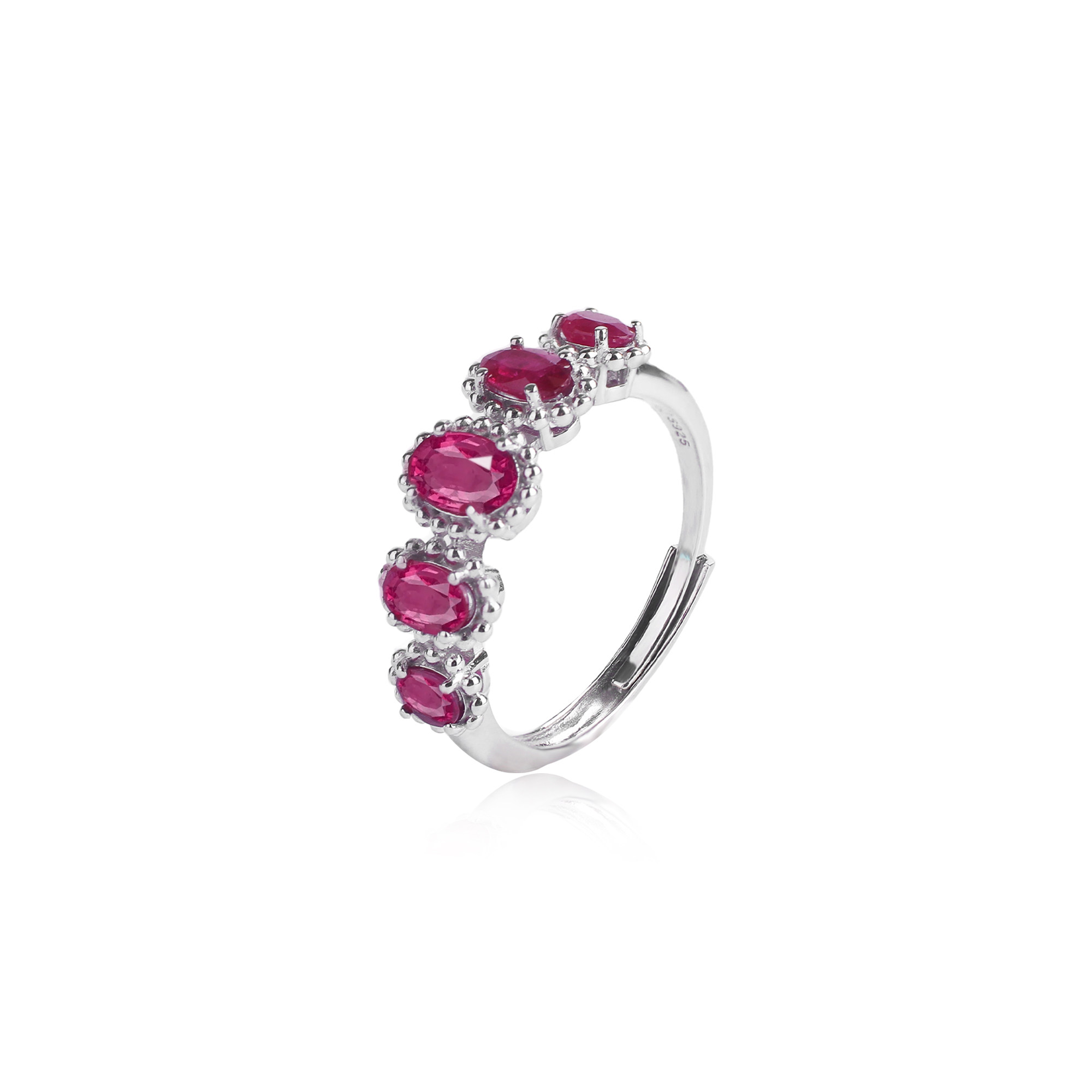 QUEENA.Z 2026 New Designer Series Women’s Ruby Ring HH720509028