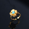 QUEENA.Z 2026 New Designer Series Women’s Turquoise Ring HK090421008