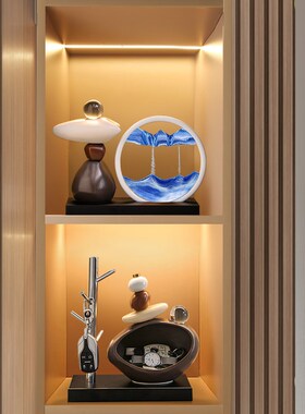 时来运转钥匙收纳玄关摆件入户门口鞋柜客厅电视柜装饰品乔迁礼物