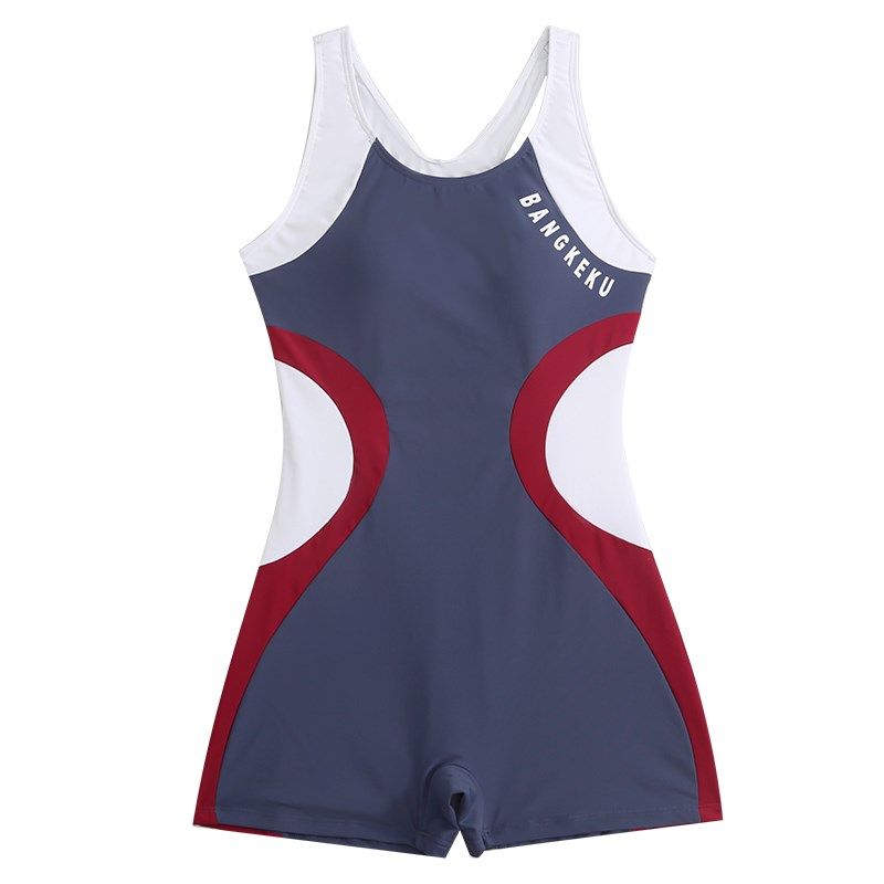 学生泳衣女连体平角保守遮肉2024新款专业竞技紧身训练游泳馆专用,淘宝优惠券,粉丝福利购,淘宝优惠卷