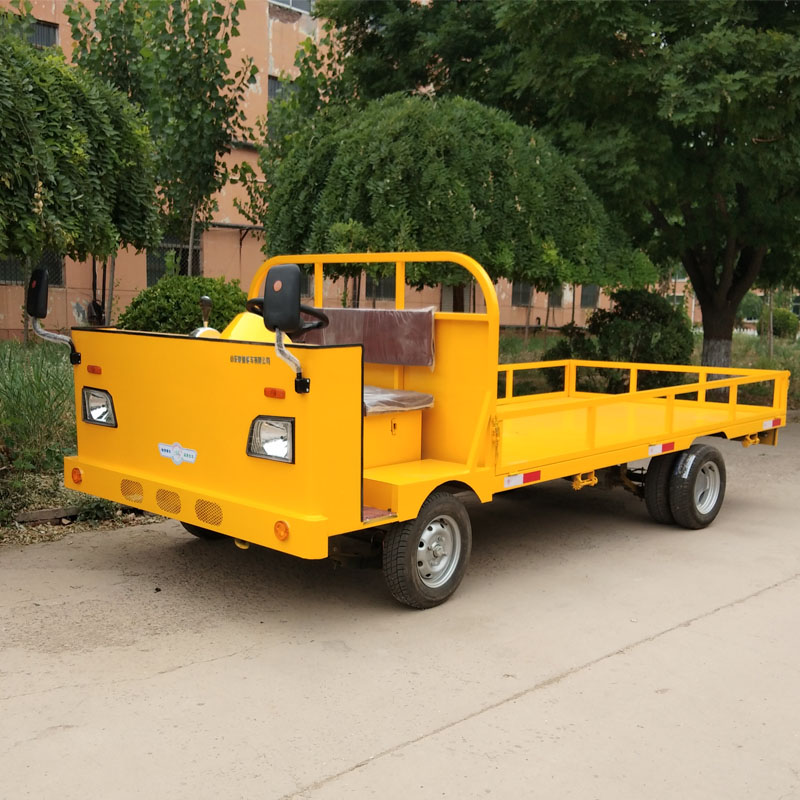 电动四轮货车拉货车平板车载重王工厂搬运车牵引车Y大功率运输车 - 图2