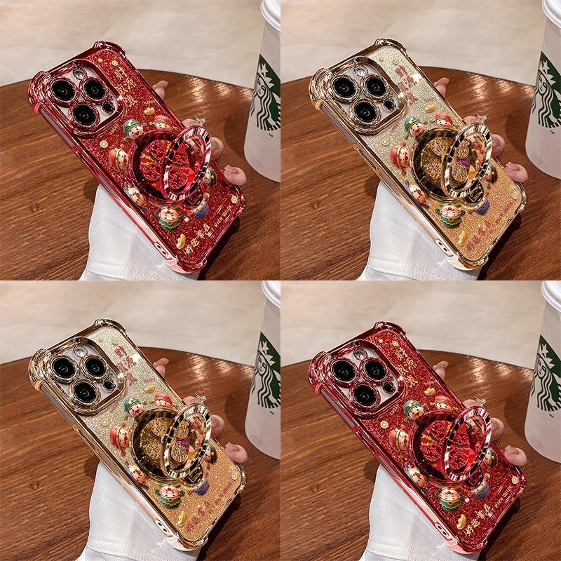 新年风生水起财神马年新款适用苹果17Pro手机壳iPhone16max小米15华为mate80pura70k90note14荣耀500x300s30,淘宝优惠券,粉丝福利购,淘宝优惠卷